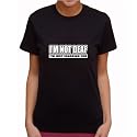I'm Not Deaf, I'm Just Ignoring You Girly T-shirt, Funny Womens Shirts