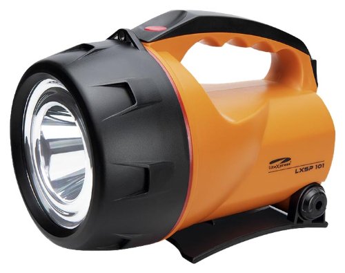 LiteXpress LXL60000R9 LXSP101 Projecteur manuel à batterie 1 LED Cree forte puissance jusqu'à 124 lumens Rechargeable Performances aux normes ANSI Orange/noir