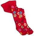 Country Kids Daisy Tights Red, 12-24 Months