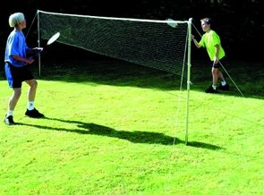 Badminton & Tennis Net and Post Garden Set - Boxed