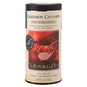 The Republic of Tea Cardamon Cinnamon Tea 36-Count