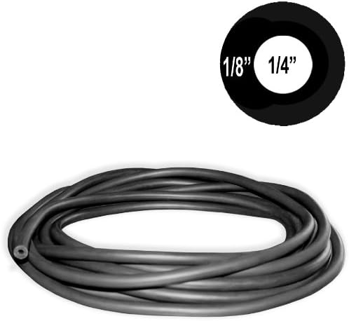 1/2in OD 1/4in ID Polespear Band/Sling Thick Walled Latex Rubber Tubing ONE CONTINUOUS PIECE(#808)