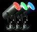 Acolyte E-Swivel SpotLyte, 20 RGB Color Changing LEDs (Pack of 3)