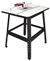 Freud RTS5000 Stationary Router Table with Freud's SH-5 Micro-Adjusting Fence, 9-by-12 Aluminum Insert Plate and 16-Gauge Steel Stand
