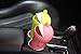 Crusar Plastic Trash Bin Mini Garbage Can for car Pink