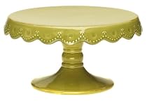 Signature Now & Then 9-inch Cake Stand, Olive