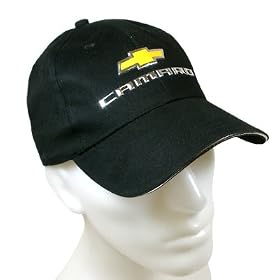 Camaro Gold Logo Liquid Metal Baseball Hat by Chevrolet Apparel