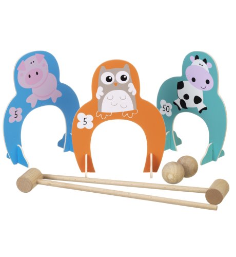 Crazy Creatures Croquet Set