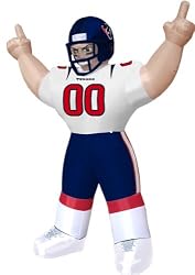 Huge 8' NFL Houston Texans Standing Inflatable Player Outdoor Yard Decoration