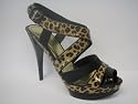 Ladies Strappy Leopard Print Sandals / Shoes F130SP1
