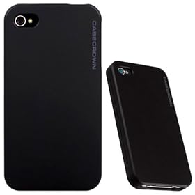CaseCrown iPhone 4 Polycarbonate SNUG Slim Fit Case- Black Obsidian (Fits AT&T and Verizon iPhone 4)