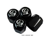 AGT Aluminum Black Valve Caps Tire Cap Stem for Lexus Wheels (Pack of 4) Reviews