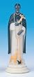 Religious Statue - Saint Martin de Porres - 4" Height - Magnetic and Adhesive Base