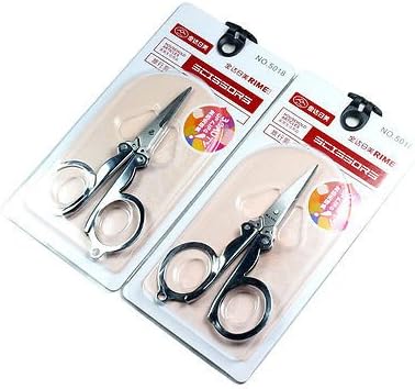 Portable Small Folding Pocket Scissors Cutter for Travel Crafts Emergency