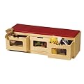 Guidecraft EZ View Storage Bench