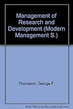 The management of research and development