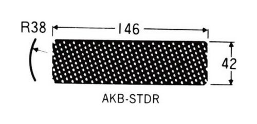 タジマ アラカンスタンダード甲丸刃 AK-STDR