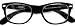 Bi Focal Wear Anytime Reading Glasses - Classic Retro Framel Design - Case Included, 3.00, Black