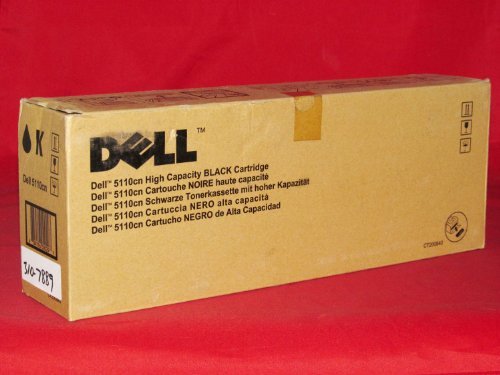 Dell 5110CN High Yield Black Toner (18000 Yield) (Orginal OEM# 310-7889) - Geniune Orginal OEM toner by Dell