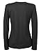 Champion Women's Long Sleeve Jersey Tee, Oxford Grey, Medium