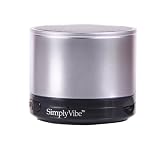 SimplyVibe V3-5BPS Mini Ultra Portable Speaker with Rechargeable Battery Plays MP3s from Micro SD Cards with FM Radio (works w/ iPod, iPad, iPhone, Android Devices) - Best Sounding Mini Speaker in the Market!