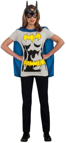 Batgirl T-Shirt Adult Costume Kit, Medium