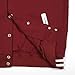 Angel Cola Burgundy & White Cotton Varsity Lightweight Letterman Jacket