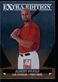 2011 Donruss Elite Extra Veterans Baseball Card # 4 Albert Pujols Los Angeles Angels ENCASED Trading Card