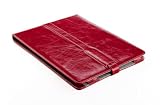 M-Edge Platform Genuine Leather Kindle DX Jacket , Marbled Red