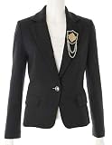 VICKY ワッペン付き裏ストライプテーラージャケット / ビッキー : テーラードジャケット