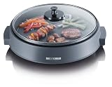 Severin BP 2427 Partypfanne, schwarz / &Oslash; 35,5 cm / Tiefe 4,5 cm / 1300 W