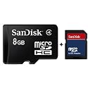 SanDisk 8GB microSD SDHC Speicherkarte 8192MB inkl. Adapter auf SD, SanDisk, TransFlash - BULK
