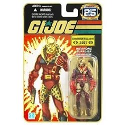 2007 Comic Con SDCC Exclusive Hasbro G.I. Joe 25th Anniversary Gold Destro Action Figure