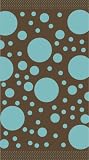 Clearance Extra Large Velour Jacquard Beach towel 100% Cotton. Colour. Choc Aqua