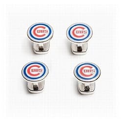 Chicago Cubs Tuxedo Studs