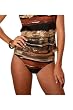 Myan Gold: High Waist Modern Swimsuit bottom (All styles sold as separates; Bottom Only)
