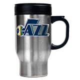 Utah Jazz NBA Stainless Steel Travel Mug - Primary Logo