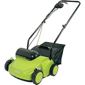 New Garden Gear 2 in 1 Lawn Rake & Scarifier, 35 Litre Collection Bag, 2 Point Safety Switch, Get a Lush Healthy Green Lawn The Easy Way.