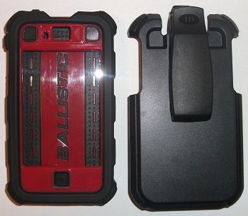 Ballistic HC Series Phone Case for Apple iPhone 4 and 4s Great Condition Red-AGF