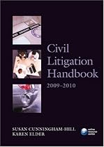 Civil Litigation Handbook 2009-10 (Blackstone Legal Practice Course Guide)