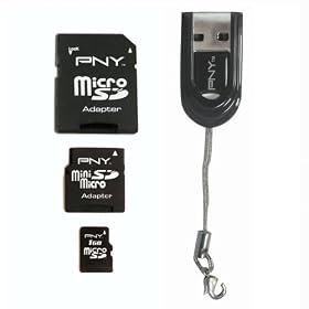 Click here to buy PNY 1GB 4-in-1 Mobile Media Kit MicroSD Adapter Kit P-SDU1G4IN1-FS by PNY.