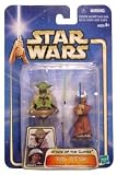 Star Wars Attack of the Clones - Yoda & Chian Padawan Lightsaber Training