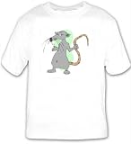 T-shirt with rodent, cartoon, rat, animal