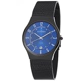 Skagen Men's 233XLTMNC Titanium Blue Dial Titanium Watch