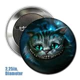 Tim Burton's Alice in Wonderland Cheshire Cat Button 2.25 inches in Diameter