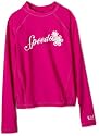Speedo Girls 7-16 Long Sleeve Rash Guard