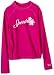 Speedo Girls 7-16 Long Sleeve Rash Guard,Blush Pink,Medium