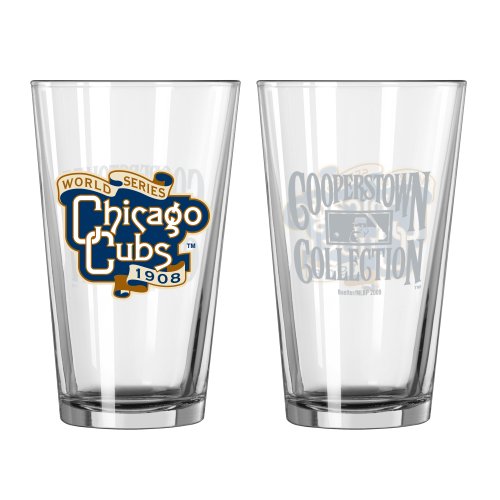 MLB Chicago Cubs 2-Pack 1908 Pint Glass