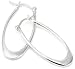 Silver Earrings, Sterling Silver Hoops, ByJoy, DP0076