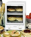 SANYO USA Toasty Plus Toaster Oven/Snack Maker, 9-1/2w x 10d x 12-7/8h, White (Case of 2)